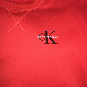 Calvin Klein woman’s cropped sweater.